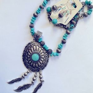 Teal Necklace